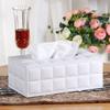 Leather Tissue Storage Box Multi-functional Napkin Dispenser Modern Napkin Holder  Office