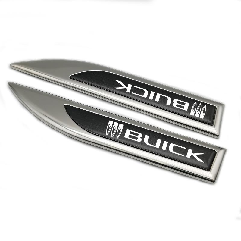 Universell Buick Sidomarkeringsblad Utseende 3D Självhäftande Dekorativ Klistermärke