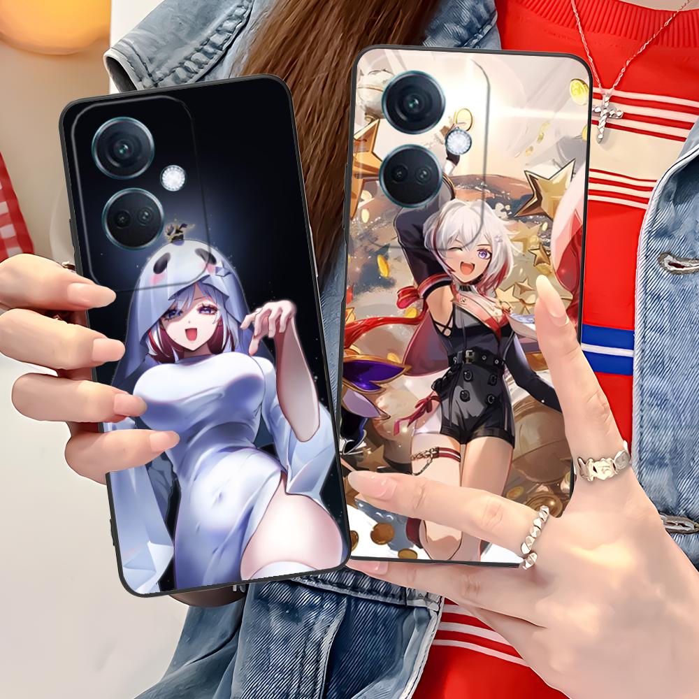 HSR Topaz Matte TPU Mobile Phone Case for OPPO Reno 14 13 12 11 10 9 8 7 6 5 F T Pro 5G Colorful Printing Cover