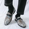 Men's British Style Slip-on Leather Loafers: Formal Casual Pointed Toe Shoes