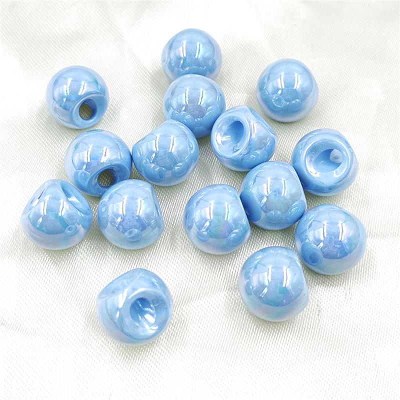 

Креативные круглые бусины цвета конфет 16 мм 10 шт. Материалы для подвесок Акриловые модные серьги своими руками с офсетным отверстием Ювелирные изделия Аксессуары ручной работы AB Magic Color синий