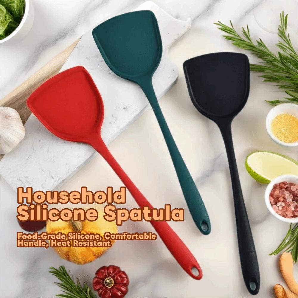 Silicone Stir Fry Turner Nonstick Cooking Shovel Asian Kitchen Utensil  Cooking