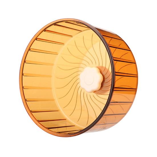 Silent Hamster Wheel Double Bearing Axis Rounded Edge Quiet Spinner Hamster Running Wheels for Gerbil Dwarf Syrian Hamster