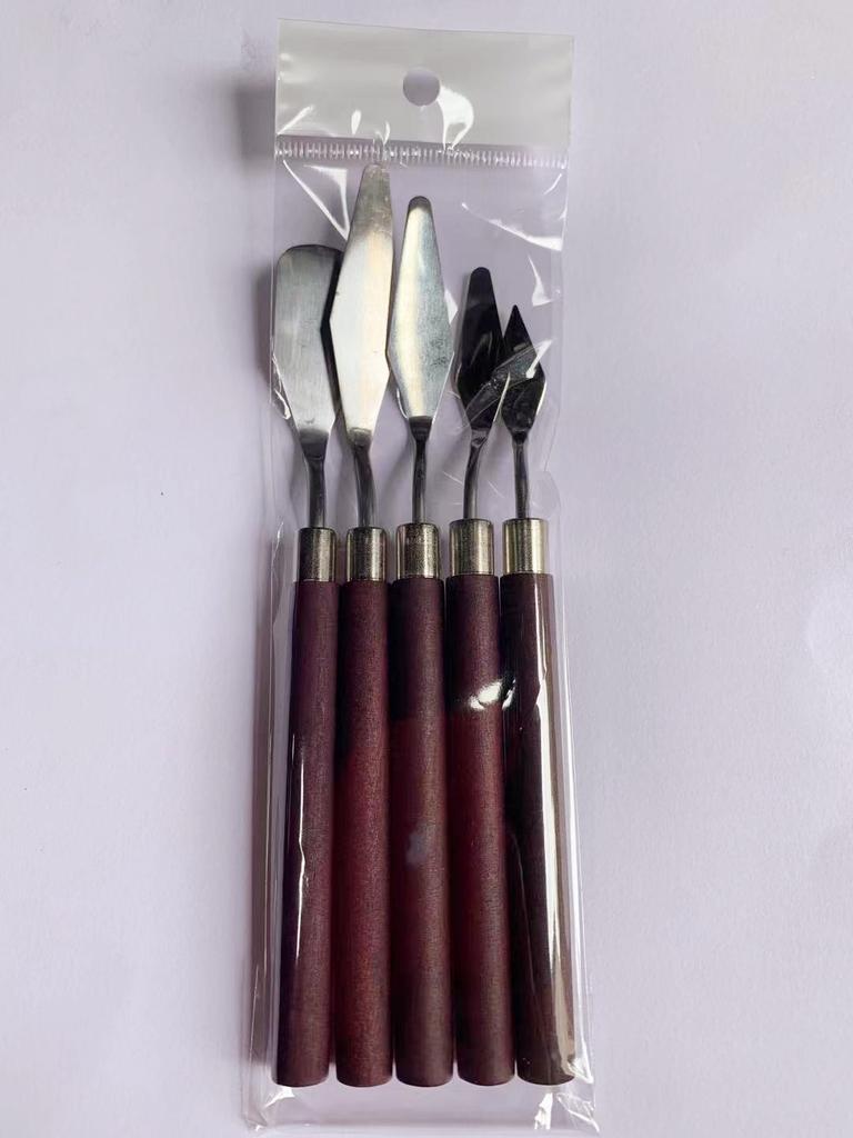 Stainless Steel Oil Painting Scraper Set Artist Palette Knife