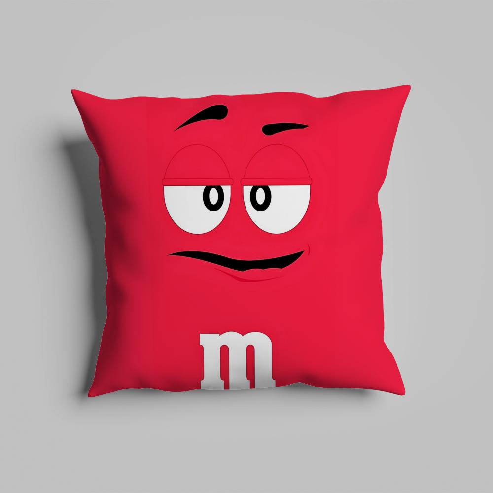 Pillow Case luxurious home office, sofa decorative Multi sized car seat cushions, pillowcases M-M&M'S C-Chocolate