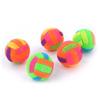 6cm Pet Dog Rubber Volleyball Ball Flashing Interactive Elasticity Ball Chew Toys Iq Training Toys