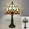 Tiffany Vintage Stained Glass Table Lamp for Bedside or Cafe