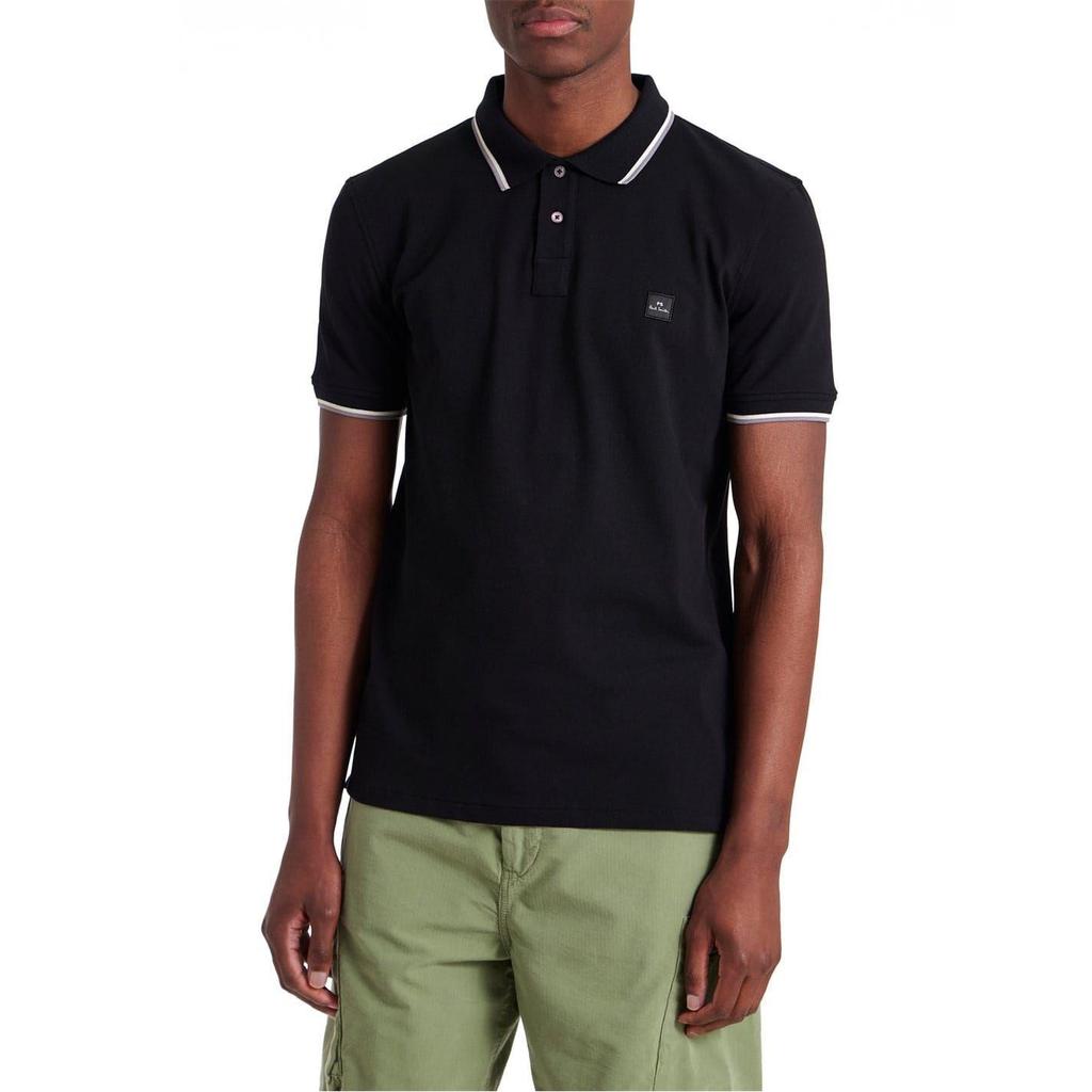 Paul Smith Mens Patch Cotton Logo Polo Shirt