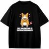 Mein Valentin ist außergewöhnlich süßer Corgi Valentinstagsgeschenk für Hundeliebhaber Hundebesitzer Jungen Mädchen Jugendliche T-Shirt Anime Geschenk