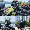 Waterproof Motorcycle Headlight 3000LM 125W Led Fog Light Spotlight with Switch Motorbike E-Bike Scooter Car Work Light