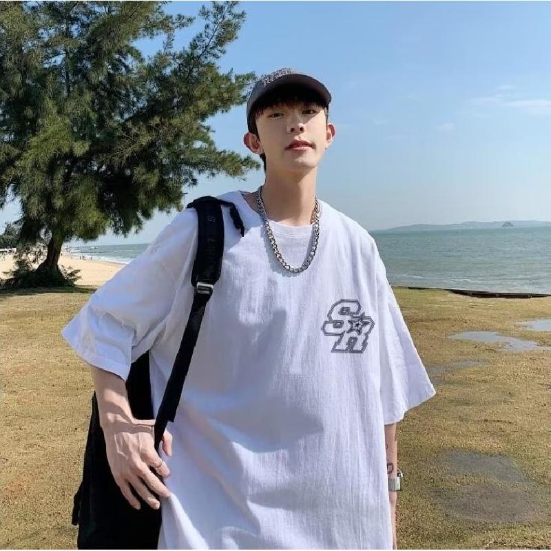 

Мужские футболки с короткими рукавами, мужские свободные топы с графикой и круглым вырезом, модные мужские футболки в стиле ретро, ​​футболка большого размера, новое лето, большие размеры 5XL белый