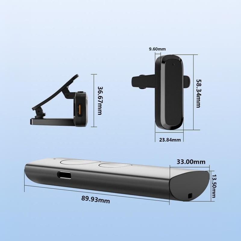 Portable Wireless Page Flipping Clicker Easy Operation Bluetooth Remote Works With Ebook Reader Phones Tablets For Reading