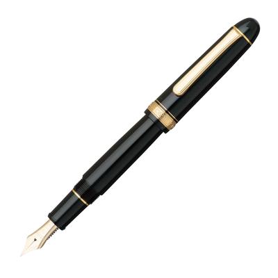 Platinové plnicí pero Plnicí pero Century Černá v černé střední bod #3776 PNB-15000#1-3
