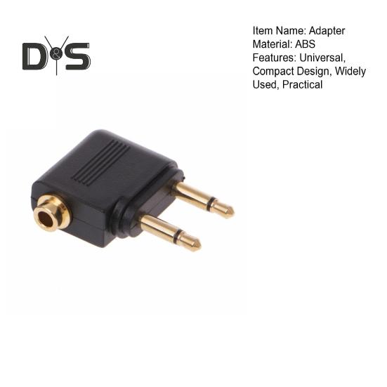 Adapter 3,5 mm vergoldeter Stecker Stabiles kompaktes Design Leicht zu tragen Tragbarer Kopfhöreradapter Zubehör