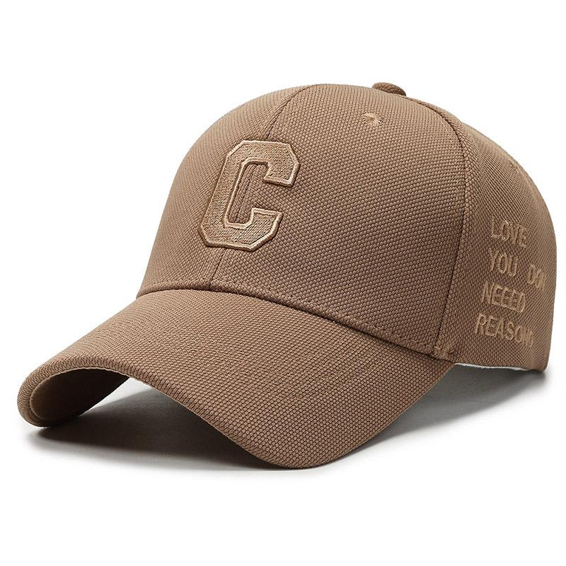 Blue men and women couple baseball cap embroidery letter trend casual cap sun protection