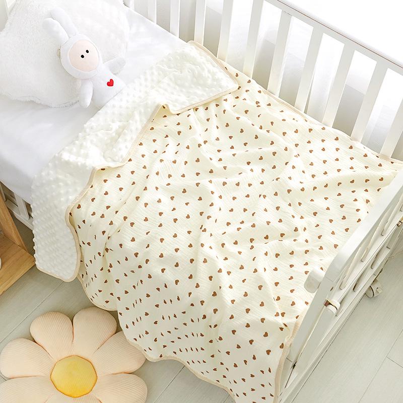 

Детское марлевое одеяло: Мягкое одеяло для новорожденных Comfort & Hug 100x100 cm