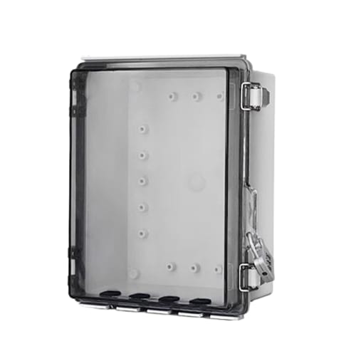 Waterproof Electrical Box, Project Case with Transparent Cover, Dustproof Locking Case for Electronics Home Project Power Distribution Protection