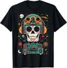 Cosmic Skull DJ | Men Women T-Shirt (S-6XL) | Graphic T-Shirt
