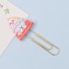 Creative Animal-Shaped Colorful Metal Paper Clip Bookmarks for Students and Office Use