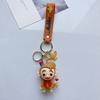 Aladdin Cartoon Figure Backpack Pendant Ornament Keychain Jasmine Princess Genie Keyring Accessories Women Men Kid Gift