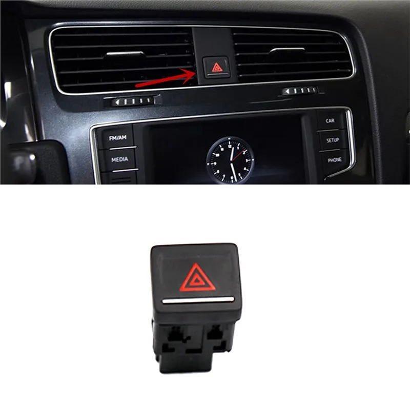 Car Double Flash Light Lamp Switch Hazard Warning Emergency Switch 5GG953509 For VW E-Golf MK7 Scirocco