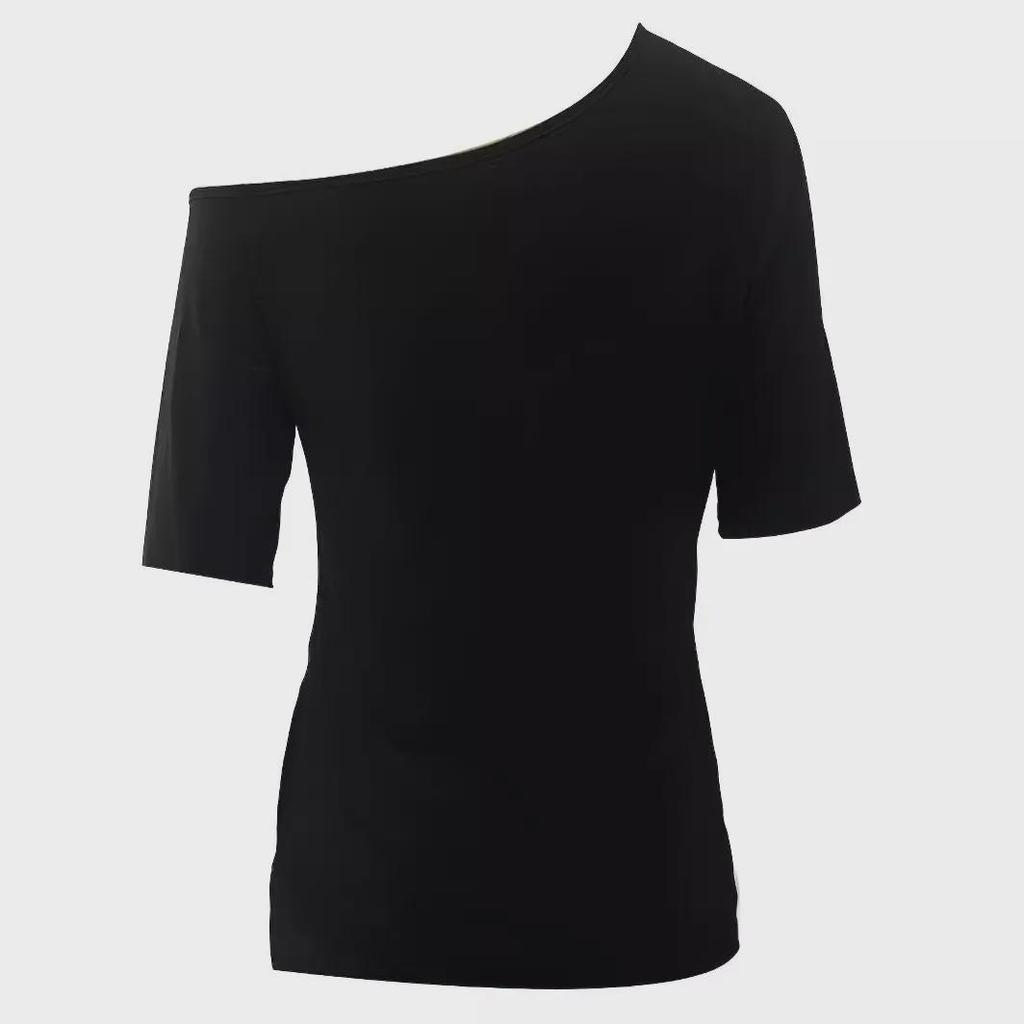 Women's Retro 'I Love 80s Disco' Off-Shoulder Medium Sleeve Top