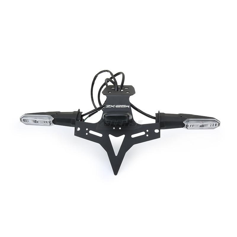 Motorcycle Tail Tidy Fender Eliminato License Plate Holder LED Turn Signal Lights Fit For ZX-4RR ZX4RR ZX 4RR ZX4R ZX-4R ZX-25R