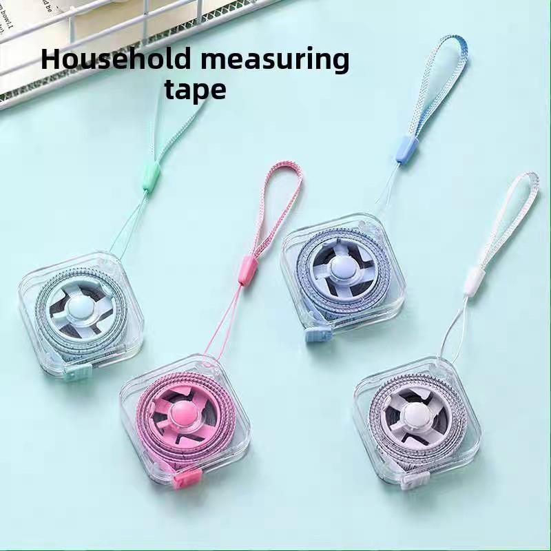 2-Meter Mini Metrisch Und Imperial Langlebiges Maßband Multifunktional Und Hochpräzise Haushalts Schrumpf-Maßband
