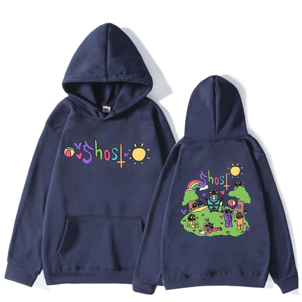 Ghost Musikband Hoodie für Herren High Street Sweatshirt Langarm Kleidung Streetwear Damenbekleidung Y2k Männlich