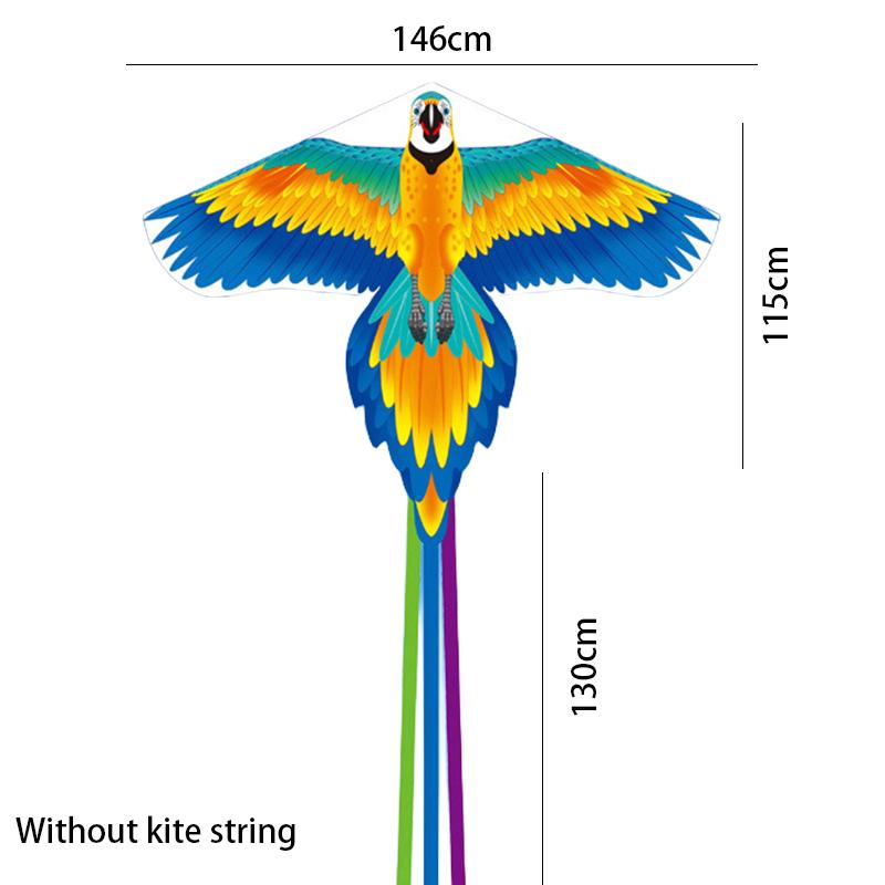 

Long 15 Meter Tailed Parrot Childrens Kite Is Easy To Fly In The Gentle Breeze Style B