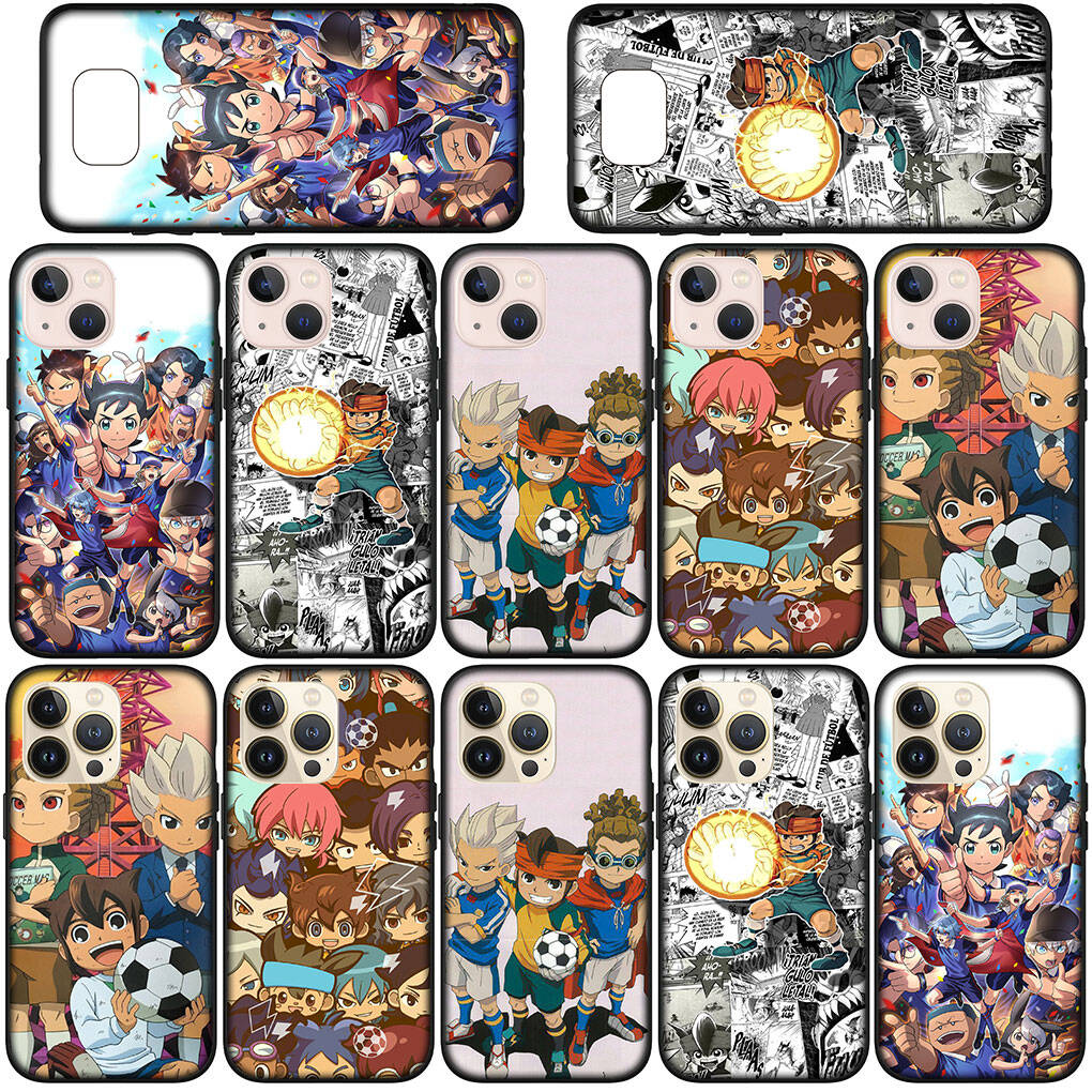 Phone Case for iPhone 17 16 15 Plus Huawei P30 P20 Lite Y9 Redmi Note 14 12 11 13 Pro Max OPPO A60 A80 A40 A18 A38 A54 Inazumas Cartoon Elevens Cover