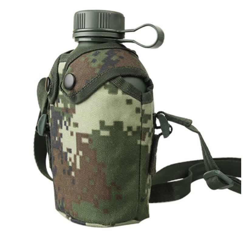 Xinkedun 1L Outdoor Military Thickened Water Bottle