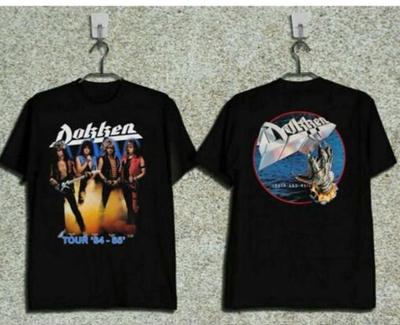 T-shirt Dokken Band T-shirt Dokken Tooth Nail Tournée 1984 85 T-shirt Unisexe