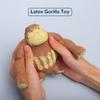 Monkey Stretch Gorilla Figure Gorilla Latex Gorilla Soft Stretchy Gorilla Toy Stretchy Gorilla Action Figure for Kids Child Boys Girls