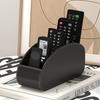 Remote Control Storage Box with 5 Grids Desktop Organizer Boxes Living Room Office Bedroom Desktop Storage Box Glasses Storage