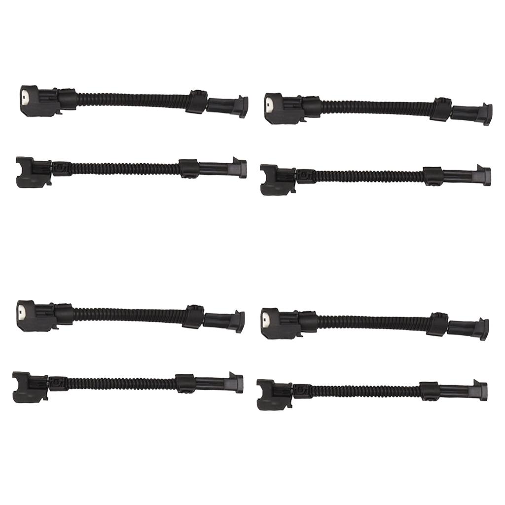 8Pcs Fuel Injector Wiring Adapter for Delphi LQ4 LQ9 4.8 5.3 6.0 To LS2 LS3 LS7 EV6 Injector Adapter