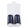 PALO 4PCS Original Battery New 1.2V D Size Battery with LCD USB Charger D Type 1.2V Ni-MH Rechargeable Battery For Flashlight Chargering Kit