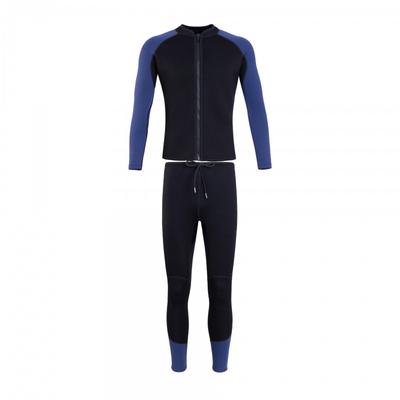 3mm Neopren Neoprenanzug Set Erwachsene Langarm Separates Oberteil Unterteil Schnorcheln Surfen Schwimmen Wärme UV-Schutz