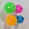 4Pcs Glow-in-the-dark Squishy Balls, Soft and Wall-sticky, Ideal Stress Relief Squeeze Toys for Daily Use.