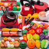 Children's Kitchen Playset: Fun Cooking & Fruit Cutting Toy for Kids