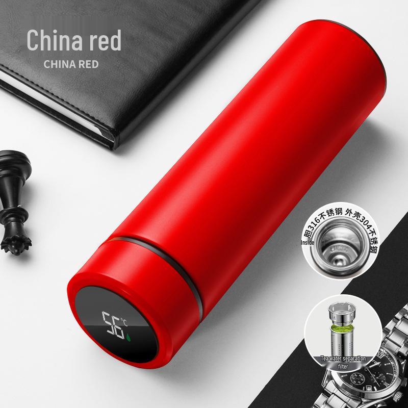 Smart Temperature Display 316 Stainless Steel Insulated Water Cup, Large Capacity High-End Insulated Mug