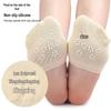 Women's Breathable Mesh Forefoot Socks - Non-Slip, Sweat-Absorbent, Solid Color Half Socks