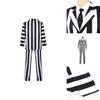 Michael Keaton Striped Suit For Halloween Wizard Cosplay Perfect For Stage Play