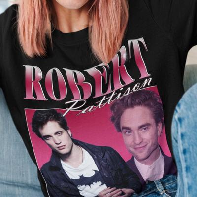 Robert Pattinson Shirt, Robert Pattinson Vintage Inspired 90s' Shirt, Robert Pat