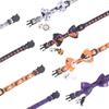 Halloween Cat Collar Breakaway with Cute Bow Tie and Bell for Kitty Adjustable Safety Spider Ghost Bat Pumpkin Cat/Dog Collar