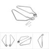 2x Motorcycle Saddlebags Mount Brackets Support Black for XL883/1200 HD1450/1584
