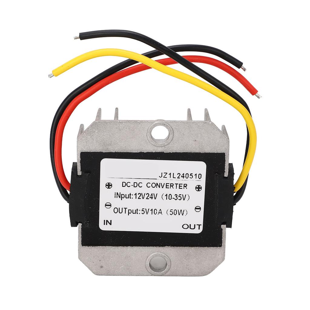 Buck Converter IP67 Waterproof DC 12V 24V To DC 5V 10A Voltage Converter Module for Vehicle