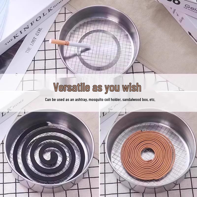 Newcomer Offer: Extra Large Fireproof Mosquito Coil Plate - Thick, Anti-Scald Design for Effective Mosquito and Fly Repellent