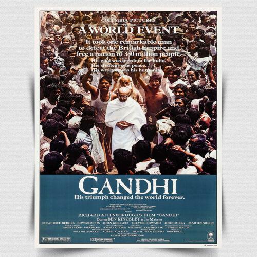 Gandhi SIGN METAL PLAQUE Film Movie poster Cinema MemorabiliaAluminum 20x30cm(7.8x11.8inch)