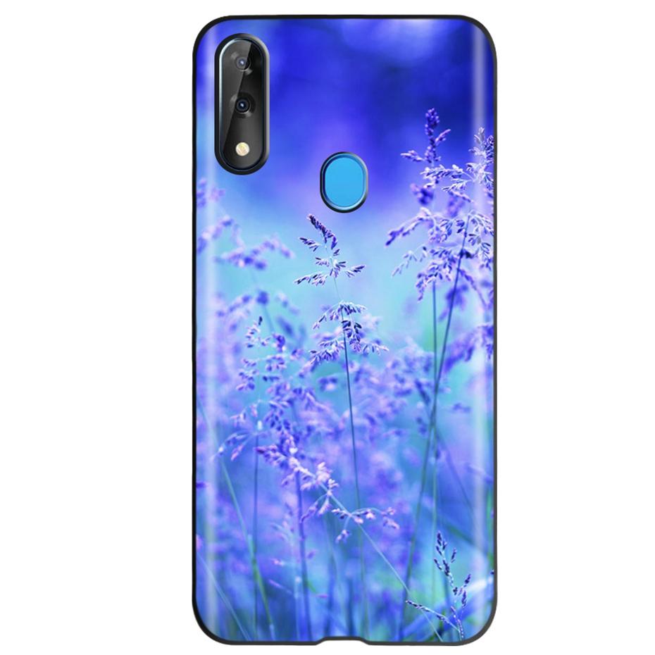 Etui do ZTE Blade V10 Modny Wzór Kwiatowy Serce Etui na Telefon do ZTE Blade V10 Vita V 10 Czarne Silikonowe Miękkie TPU Zderzak